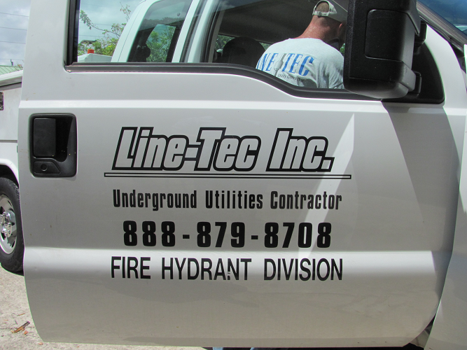 Line-Tec Inc. Delray Beach Florida Underground Utility Contractor Fire Hydrant Division